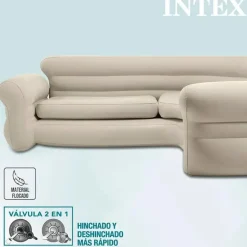 Intex Ecksofa 2-Sitzer Beige