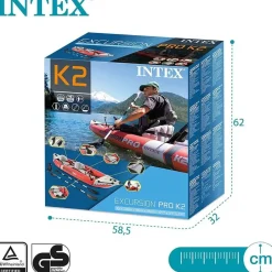 Intex Excursion Pro K2 Set inkl. Alu-Paddel - Pumpe,