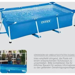 Intex Family Frame 260 x 160 x 65 cm ohne Filterpumpe
