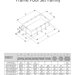 Intex Family Frame 260 x 160 x 65 cm ohne Filterpumpe