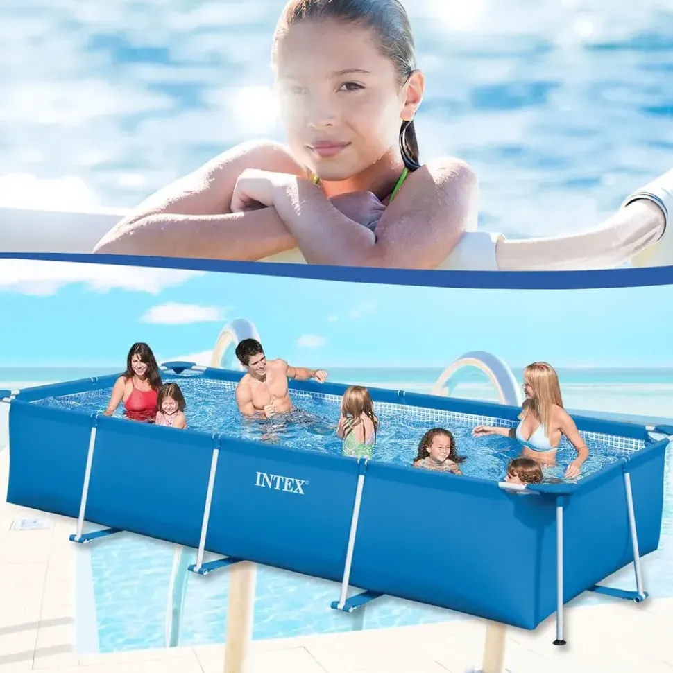 Intex Family Frame 450 x 220 x 84 cm ohne Filterpumpe