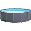 Intex  Graphite Panel Pool Set 478 x 124 cm inkl. Sandfilteranlage 26384