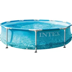 Intex Metal Frame Beachsize rund