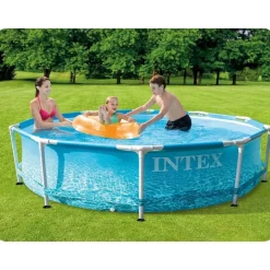 Intex Metal Frame Beachsize rund
