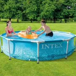 Intex Metal Frame Beachsize rund