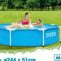 Intex Metal Frame Pool rund