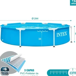 Intex Metal Frame Pool rund