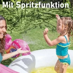 Intex Mystic Unicorn Planschbecken 272 x 193 x 104 cm