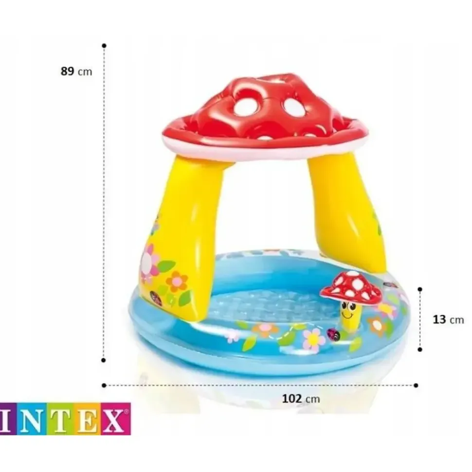 Intex Pilz Baby Pool 102 x 89 cm