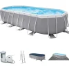 Intex Prism Frame Oval Pool Set 610 x 305 x 122 cm inkl. Filterpumpe 26798