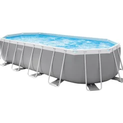 Intex Prism Frame Oval Pool Set 610 x 305 x 122 cm inkl. Filterpumpe 26798