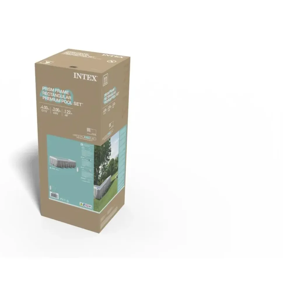 Intex Prism Frame Pool Set 400 x 200 x 122 cm inkl. Filterpumpe