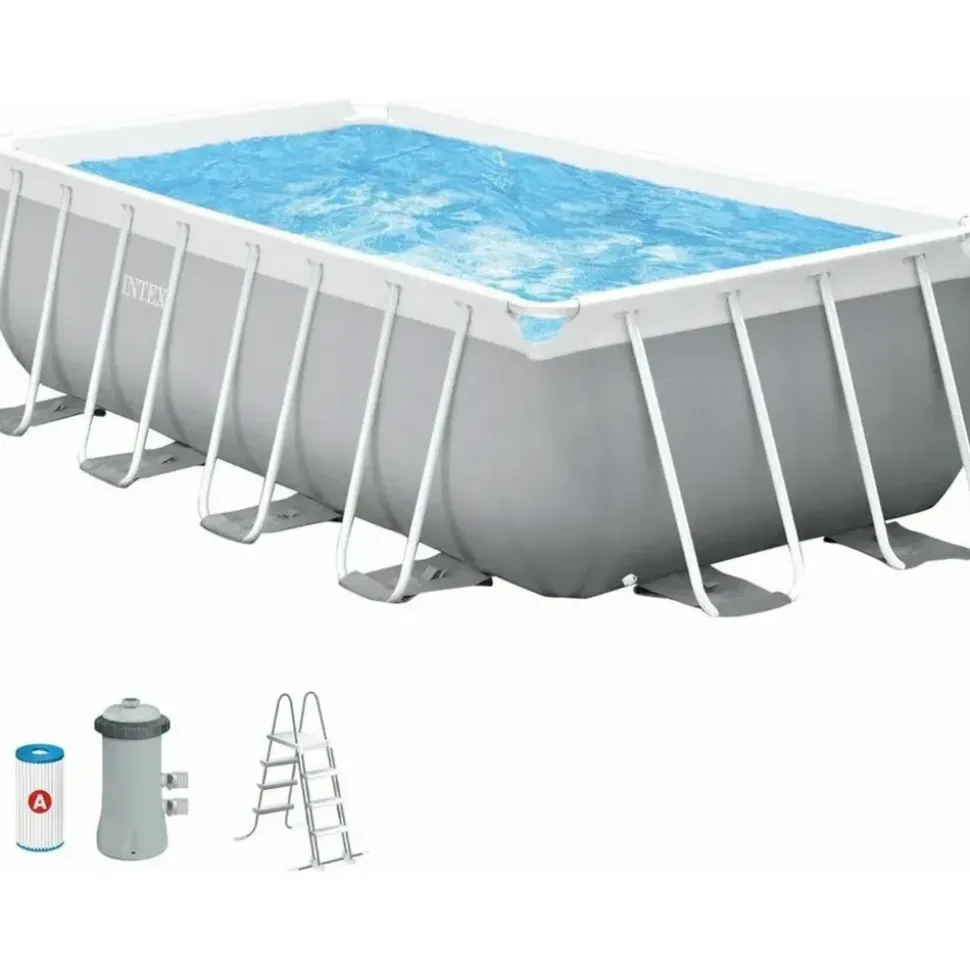 Intex Prism Frame Pool Set 400 x 200 x 122 cm inkl. Filterpumpe