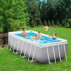 Intex Prism Frame Pool Set 400 x 200 x 122 cm inkl. Filterpumpe
