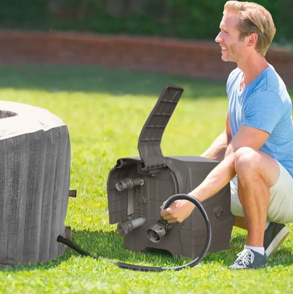 Intex PureSpa Bubble Deluxe Ø 196 x 71 cm greywood