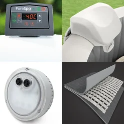 Intex PureSpa Bubble Deluxe Ø 196 x 71 cm greywood