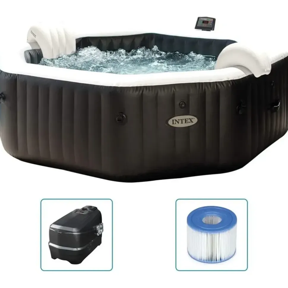 Intex Pure Spa Octagon Bubble Jet 218 x 71 cm