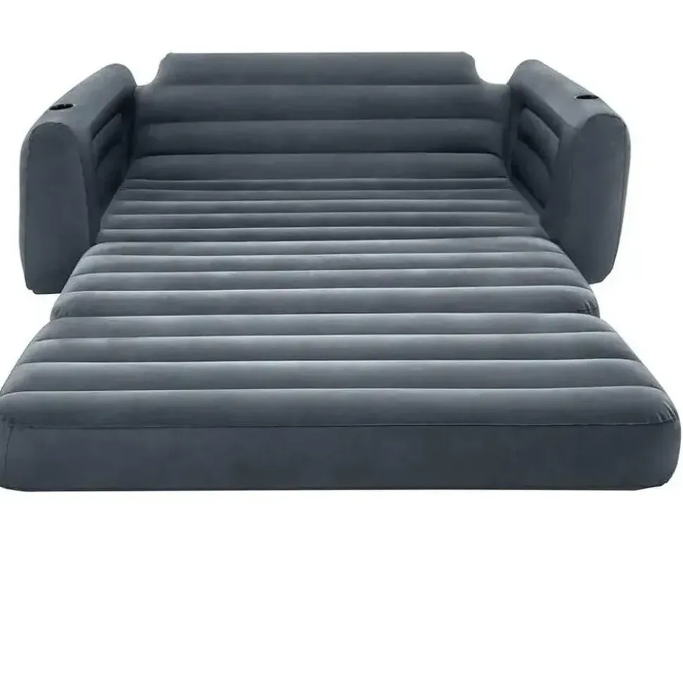 Intex Schlafcouch Futon 2-Sitzer Grau