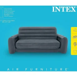 Intex Schlafcouch Futon 2-Sitzer Grau
