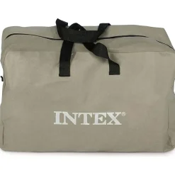 Intex Schlauchboot Excursion 4 Weiß inkl. Pumpe und Alu-Paddel