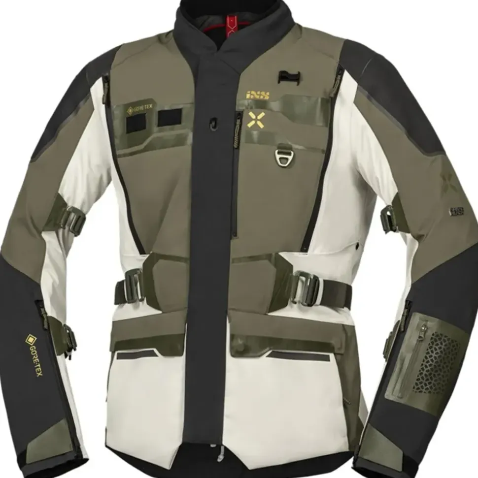 IXS Venture-GTX 1.0 Textiljacke Grau/Oliv M