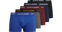 JACK & JONES Black Friday Boxershorts 5 Einheiten Black / Detail Navy Blazer / Port Royal / Dgm / Surf The Web M