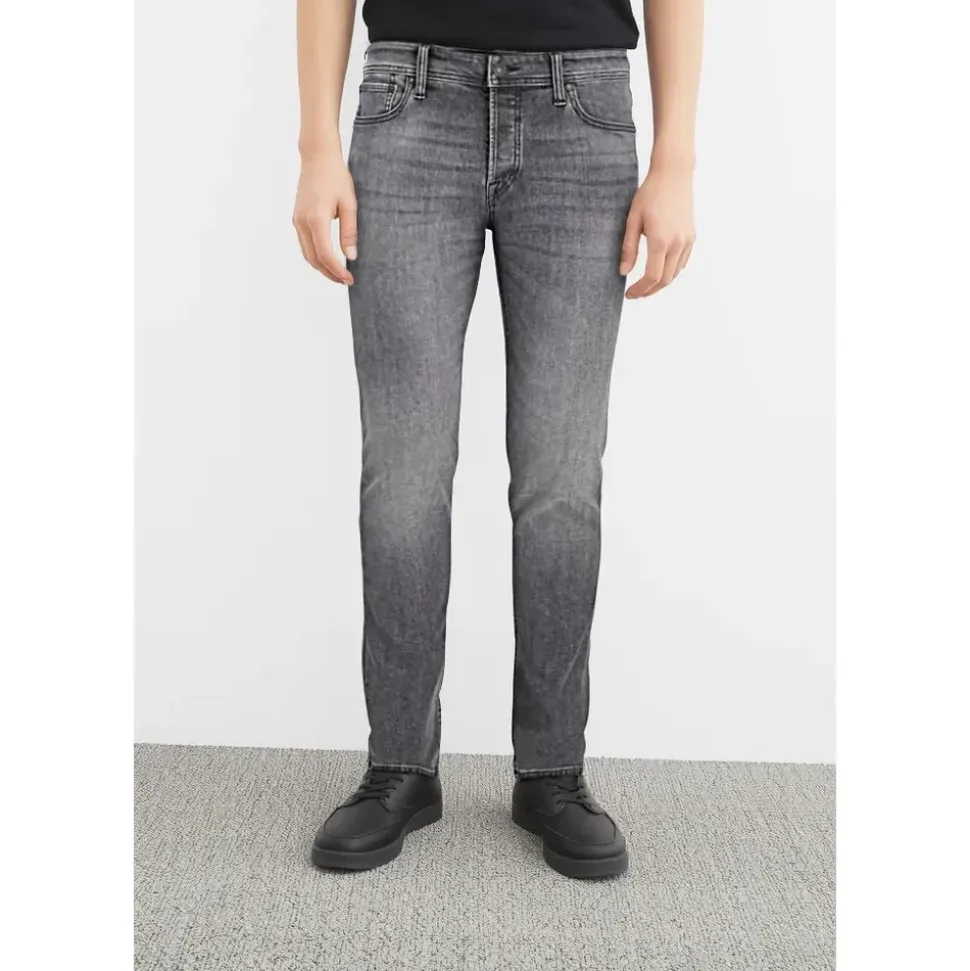 JACK & JONES Glenn Original Sq 349 Slim Fit Jeans Black Denim 32 34