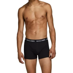 JACK & JONES Huey Boxershorts 7 Einheiten Black / Detail Black / Black S