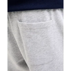 JACK & JONES "JPSTGORDON mit elastischem Bund", Herren, Gr. XS, N-Gr, grau (light grau melange), Web, Obermaterial: 61% Polyester, 39% Baumwolle, meliert, unifarben, slim fit kniefrei, Hosen Sweatshorts, unifarben, modisch, regular fit, Webstoff