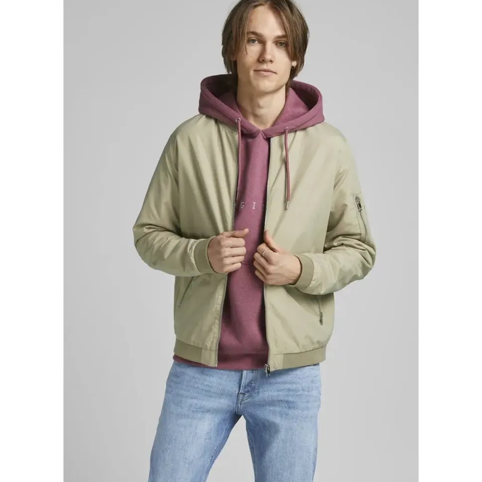 JACK & JONES Rush Bomberjacke Crockery XS