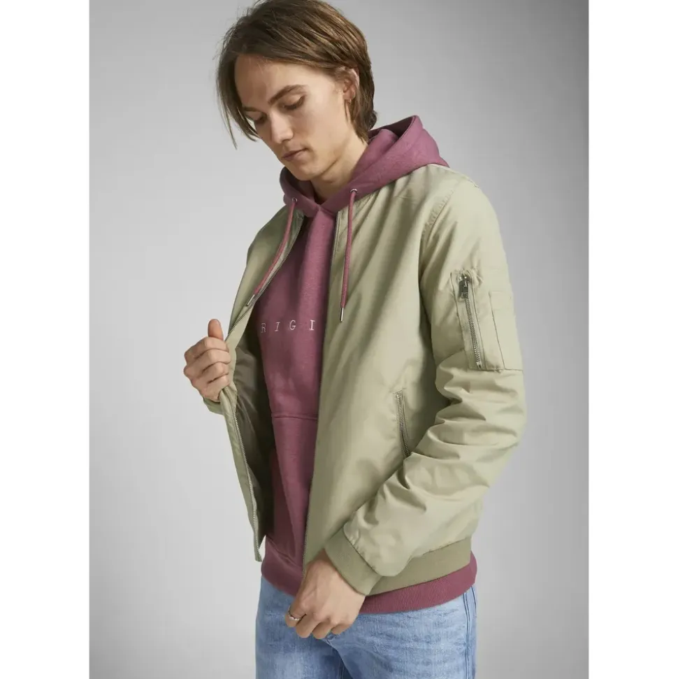JACK & JONES Rush Bomberjacke Crockery XS