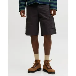 JACK & JONES Shorts mit Cargotaschen Modell 'COLE MATTY Black, S