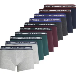 JACK & JONES Solid Boxershorts 10 Einheiten Multicolor S