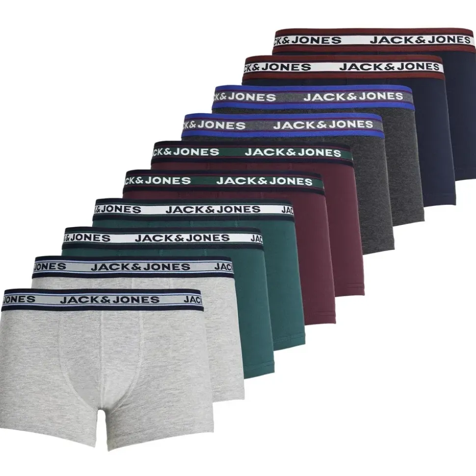 JACK & JONES Solid Boxershorts 10 Einheiten Multicolor S
