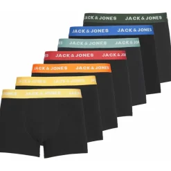 JACK & JONES Vito Solid Boxershorts 7 Einheiten Black / Pack Black L