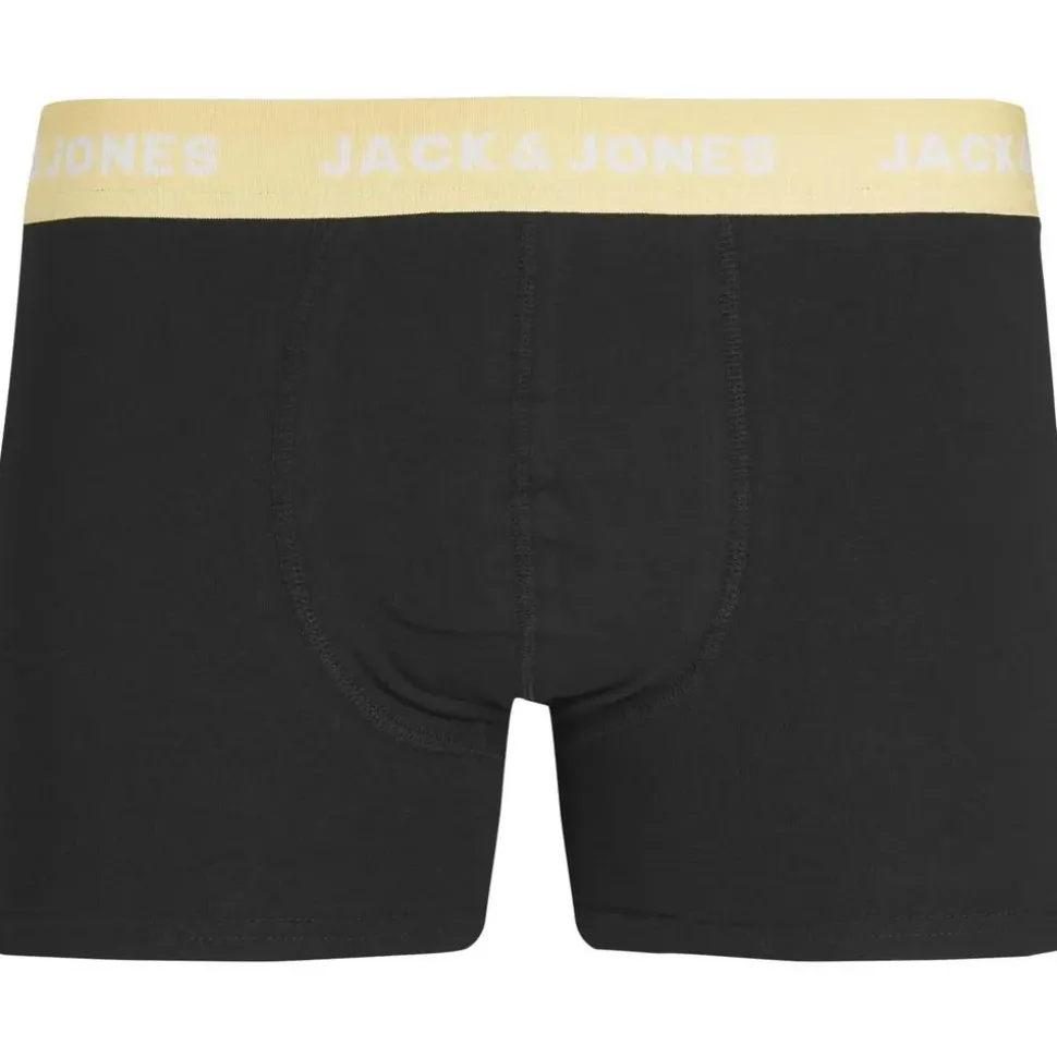 JACK & JONES Vito Solid Boxershorts 7 Einheiten Black / Pack Black L