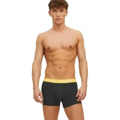 JACK & JONES Vito Solid Boxershorts 7 Einheiten Black / Pack Black L