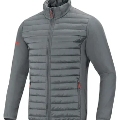 Jako Premium Hybridjacke Damen steingrau 34
