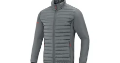 Jako Premium Hybridjacke Damen steingrau 34