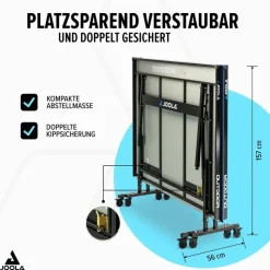 Joola Tischtennisplatte Outdoor J200A Grau