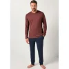 Jp1880 Pyjama lang Blau/Rot XXL