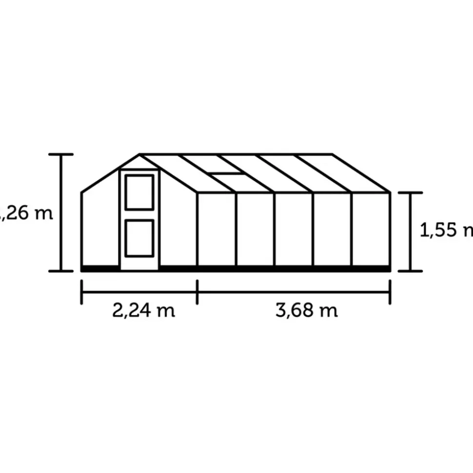 Juliana Compact Alu anthrazit ESG 3 mm 8,2 m2