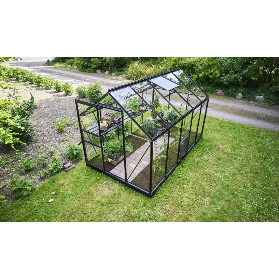 Juliana Popular 106 Alu schwarz Blankglas 3 mm 6,2 m2
