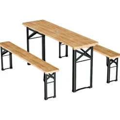 Juskys Bichl Set 3-tlg. natur klappbar
