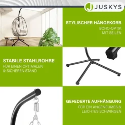Juskys Korbhängesessel Aria