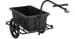 Juskys Lastenanhänger 90 L schwarz