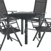 Juskys Milano Set 5-tlg. dunkelgrau