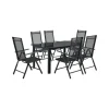 Juskys Milano Set 7-tlg. dunkelgrau