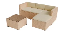Juskys Punta Cana M Lounge-Set creme/sand