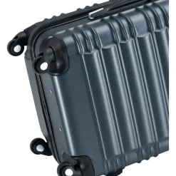 Juskys Rom Koffer-Set 4-tlg. grau/anthrazit